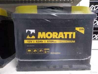 Moratti 62Ач