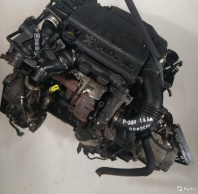 Двс (Двигатель) 9HZ Peugeot 207 2007 1.6